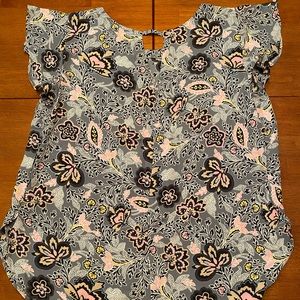 Loft outlet brand short sleeve shirt, size women’s medium.